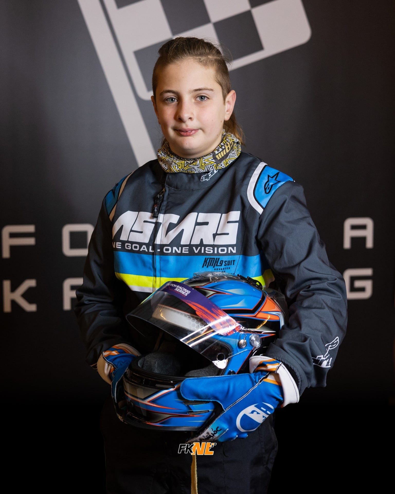 Andreas Lazaridis holding his helmet